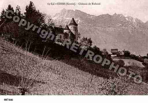 Ville de COISE, carte postale ancienne