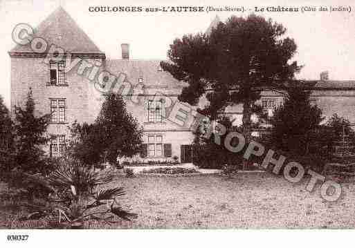 Ville de COULONGESSURL'AUTIZE, carte postale ancienne