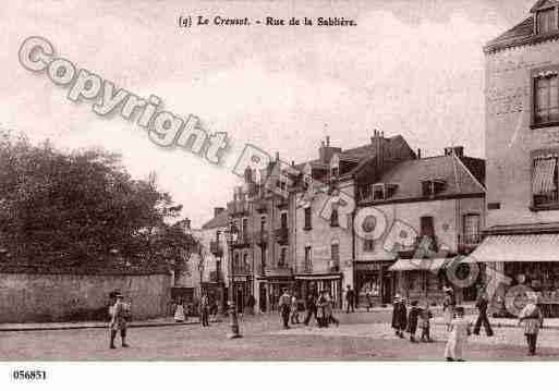 Ville de CREUSOT(LE), carte postale ancienne