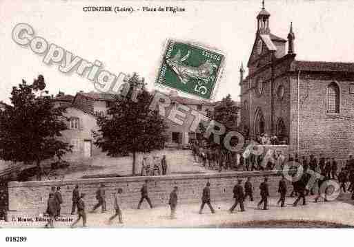 Ville de CUINZIER, carte postale ancienne