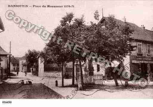 Ville de DANJOUTIN, carte postale ancienne