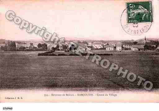 Ville de DANJOUTIN, carte postale ancienne