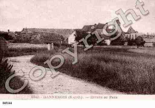 Ville de DANNEMOIS, carte postale ancienne