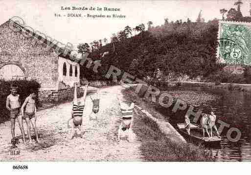 Ville de DINAN, carte postale ancienne