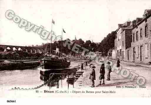 Ville de DINAN, carte postale ancienne