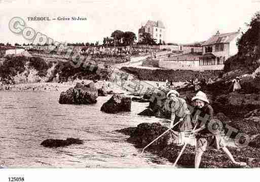 Ville de DOUARNENEZ, carte postale ancienne