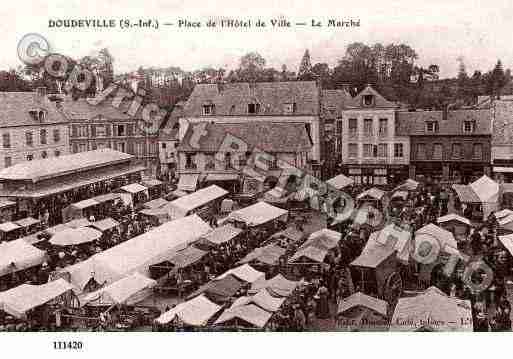 Ville de DOUDEVILLE, carte postale ancienne Ville de DOUDEVILLE, carte postale ancienne