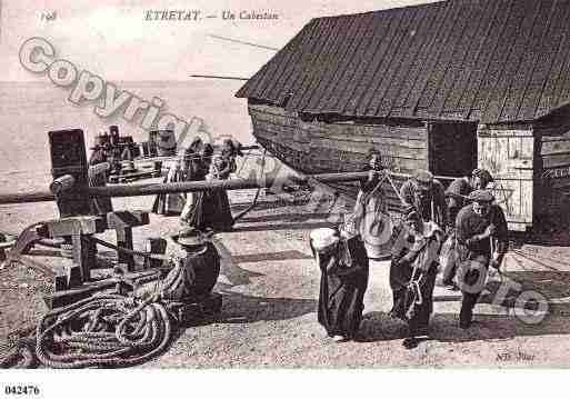 Ville de ETRETAT, carte postale ancienne