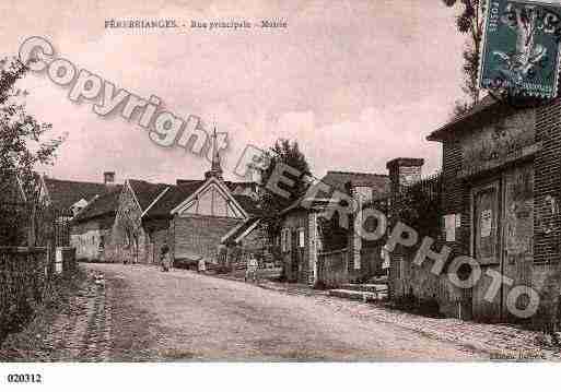 Ville de FEREBRIANGES, carte postale ancienne