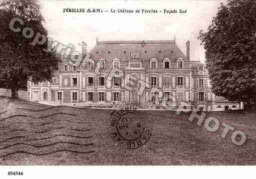 Ville de FEROLLESATILLY, carte postale ancienne