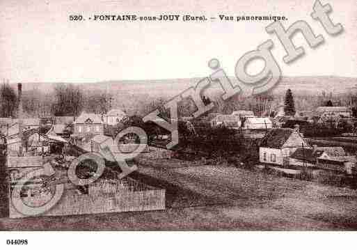 Ville de FONTAINESOUSJOUY, carte postale ancienne Ville de FONTAINESOUSJOUY, carte postale ancienne