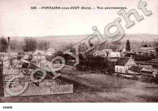 Ville de FONTAINESOUSJOUY, carte postale ancienne