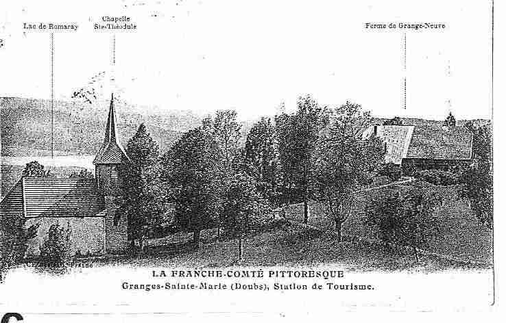 Ville de GRANGESSTEMARIE, carte postale ancienne