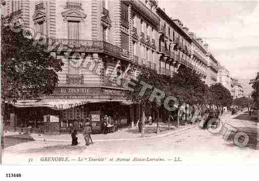 Ville de GRENOBLE, carte postale ancienne