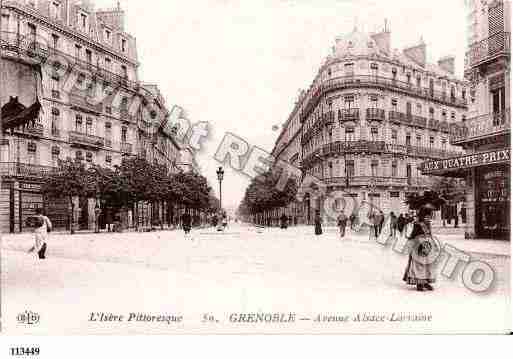 Ville de GRENOBLE, carte postale ancienne