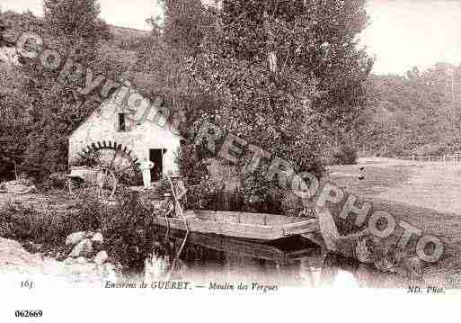 Ville de GUERET, carte postale ancienne