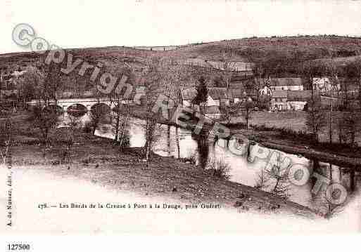 Ville de GUERET, carte postale ancienne