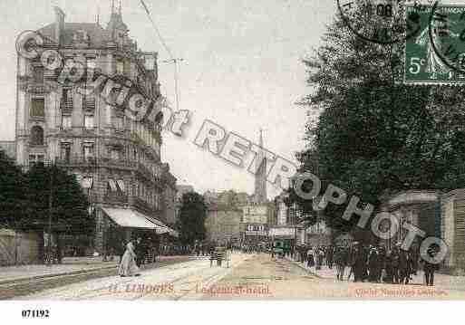 Ville de LIMOGES, carte postale ancienne