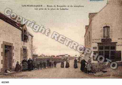 Ville de LOCMARIAQUER, carte postale ancienne