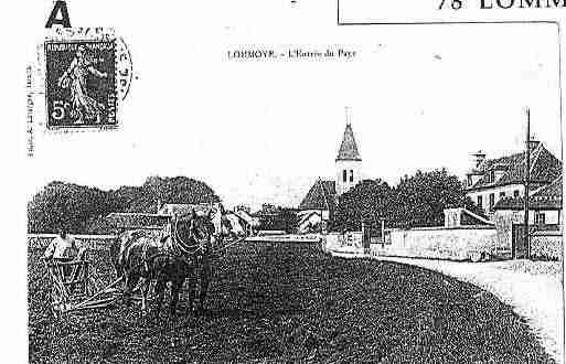 Ville de LOMMOYE, carte postale ancienne