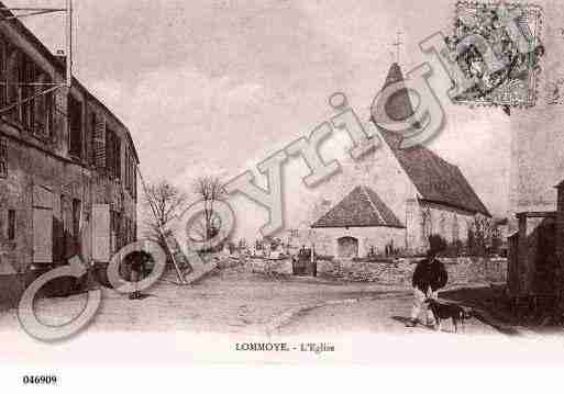 Ville de LOMMOYE, carte postale ancienne