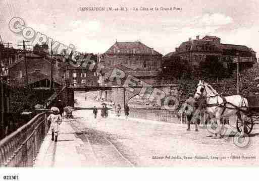 Ville de LONGUYON, carte postale ancienne