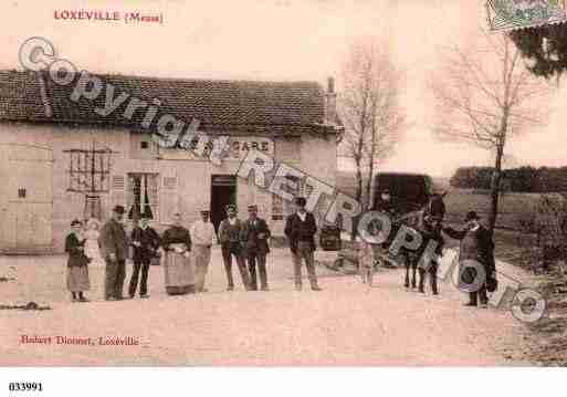 Ville de LOXEVILLE, carte postale ancienne