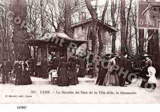 Ville de LYON, carte postale ancienne