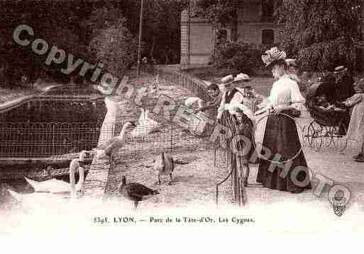 Ville de LYON, carte postale ancienne