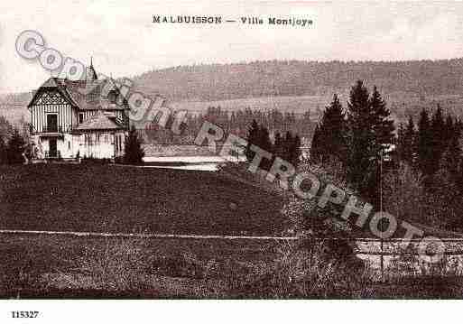 Ville de MALBUISSON, carte postale ancienne