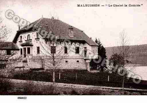 Ville de MALBUISSON, carte postale ancienne