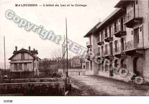 Ville de MALBUISSON, carte postale ancienne