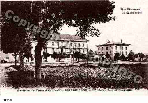 Ville de MALBUISSON, carte postale ancienne