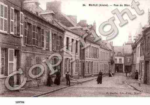 Ville de MARLE, carte postale ancienne