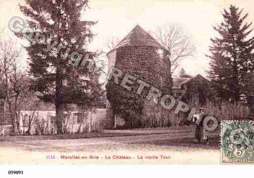 Ville de MAROLLESENBRIE, carte postale ancienne