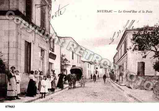 Ville de MEURSAC, carte postale ancienne