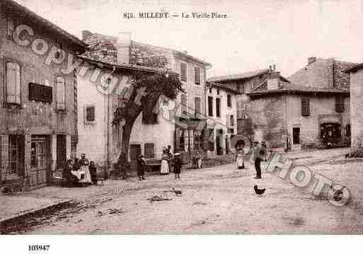 Ville de MILLERY, carte postale ancienne