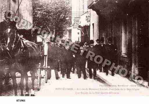 Ville de MONTELIMAR, carte postale ancienne