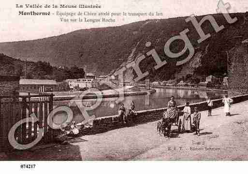 Ville de MONTHERME, carte postale ancienne