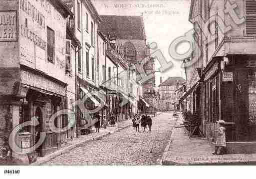 Ville de MORETSURLOING, carte postale ancienne