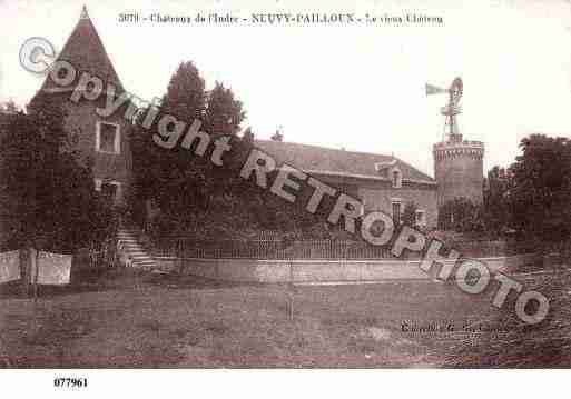 Ville de NEUVYPAILLOUX, carte postale ancienne