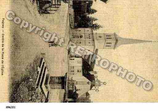 Ville de PAGNEY, carte postale ancienne