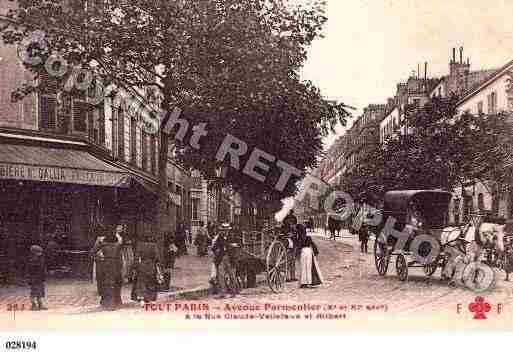 Ville de PARIS10, carte postale ancienne