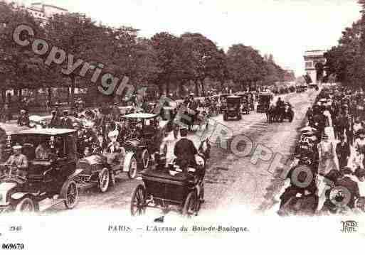 Ville de PARIS16, carte postale ancienne