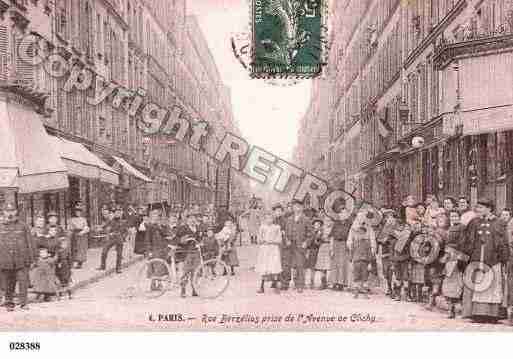 Ville de PARIS17, carte postale ancienne