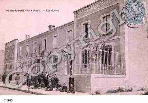 Ville de PEYRIACMINERVOIS, carte postale ancienne