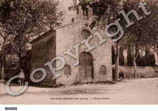 Ville de PEYRIACMINERVOIS, carte postale ancienne