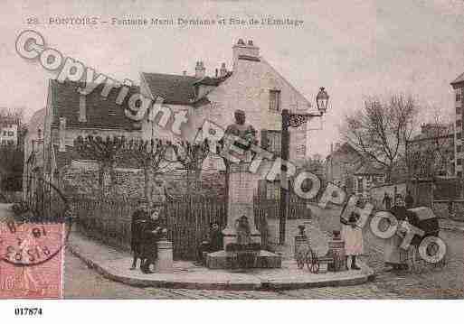 Ville de PONTOISE, carte postale ancienne