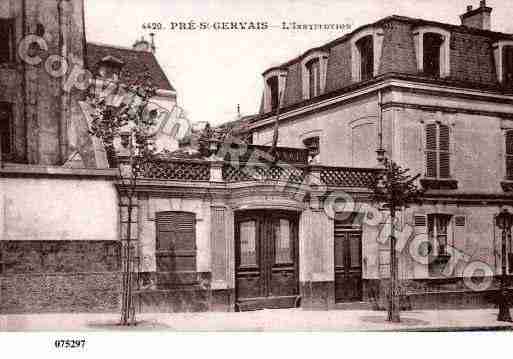 Ville de PRESTGERVAIS(LE), carte postale ancienne