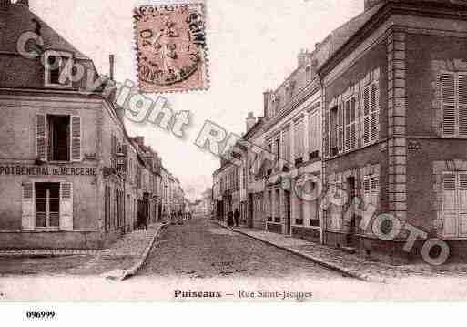 Ville de PUISEAUX, carte postale ancienne